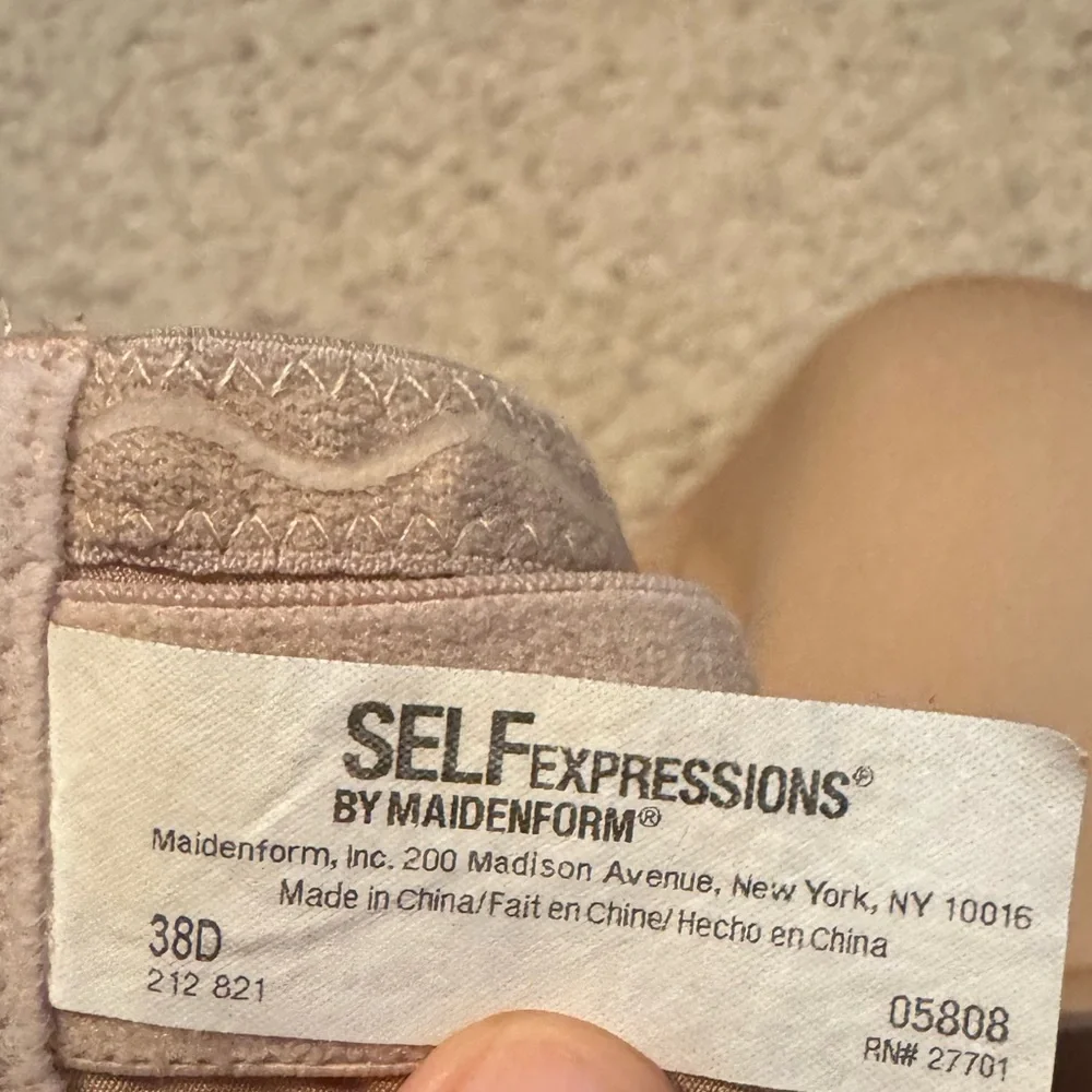 Self Expressions By Maidenform Strapless Bra Size 38D Color Nude - Picture 11 of 11
